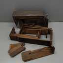 2 Set Large Wooden Tiered Risers Display Stands for Vendor Events,Stackable Wooden Cupcake Display Stand,Farmhouse Decor Wood Dessert Table Display Set,Vendor Booth Display Items,Food Display Risers for Party12-11.2-10.4-9.6IN