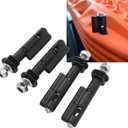 Mounting Pins for Recovery Boards, 4 Pcs Traction Board Mount Pin Set with Password Lock for MaxTrax MKII LITE and Mini Recovery Boards, Easy Installation, 360 Degree Rotatable