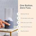 Saalt Menstrual Cup Steamer - Period Cup & Disc Sanitizer - Hands-Free Steam Sanitizer- No-Boil Design with Removable Power Cord - Compact & Portable - Arctic Mist