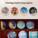 PieceRelax 3D Puzzle Plate 124 Pieces - Shells and the Sea - Jigsaw Puzzle for Adults, Decorative Plate with Durable Plastic Pieces, Ideal Gift for Home or Office Décor [PL1011]