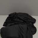 Smiry 2 Pack Spandex Table Cloth 6FT, Elastic Fitted Stretch Tablecloths, Washable and Wrinkle Free Rectangular Patio Table Cover for Outdoor, Wedding, Banquet & Parties (Black, 72Lx30Wx30H Inch)