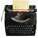 Classic Old Fashioned Manual Typewriter Machine With Ribbon,vintage Manual Typewriter Machine For Typing Letters & Notes,portable Typewriter Decor For Home Office(11.8"D x 11.8"W x 3.2"H, Black)