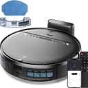 Robot Vacuum and Mop, 2-in-1 Robotic Vacuums Cleaner with Smart Max Strong Suction, WiFi/App/Alexa Voice Control, Obstacle Avoidance, for Pet Hair, Carpets and More