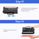 TN850 Toner Cartridges Compatible for Brother TN-880 TN-850 TN-820 TN820 Toner Cartridges High Yield Replacement for HL-L6200DWT L6200DW L5200DW L5100DN MFC-L5800DW L5700DW L6700DW L6800DW 2 Black