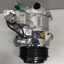 AISIN AFTERMARKET ACCT-00574 Air Conditioner AC Compressor - Compatible with Toyota Camry 2012-2017, Highlander 2011-2013, Sienna 2011-2016, Lexus ES350 2013-2018 - 3.5L
