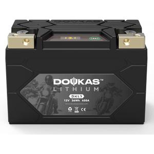 DKL9 450A LiFePO4 Motorcycle Lithium Battery, 12V 3Ah Powersports Battery, Compatible Jet Ski, Quad, Scooter, Generator Battery, Snowmobile