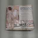 Uphome Boho Small Bath Mat, Distressed Farmhouse Light Khaki Bath Rugs, Comfy Velvet Bathroom Rugs Non Slip Washable, Vintage Oriental Toilet Rug for Sink Shower Vanity, 18x26 inch