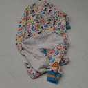 LovinPet Dog Onesie for Surgery Male Large Breed, Undershirt for Pitbull Dog, Lightweight Stretchy Flannel Fabric, White Noah's Ark Alphabet Print, Big Dog Jammies, Uv Protection Shirt, Easy to Wear, 2XL