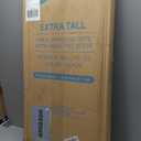 Carlson Extra Tall Walk Through Pet Gate with Small Pet Door, for Openings 29"-39" Wide,Includes 4-Inch Extension Kit, 4 Pack Pressure Mount Kit and 4 Pack Wall Mount Kit, Black