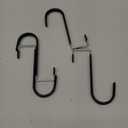 10Pcs Over The Door Metal Z Hooks for Hanging Clothes, Towels, Coats and More (8mm)