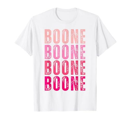 Boone Personalized Name I Love Boone T-Shirt, Size S