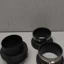 Magnetic Dust Collection Fittings for 4" Woodwork Shop Vacuums Dust Hose, One-to-Multi Quickly Connect and Interlock Dust Collector System w/1PK Mag Port Connector+3Set 4"Coupler