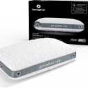 Bedgear Storm Performance Pillow  1.0 - Cooling Bed Pillow for Hot Sleepers - Medium Firmness Pillow for All Sleep Positions, Washable & Removable Cover - 20" W x 26" L x 5.25" H