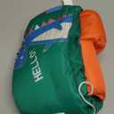 HeySplash Kids Swimming Vest, Toddler Floaties Fit 20-50 Lbs, Puddle Kids Jumper with Adjustable Strap, Swim Jacket Water Wing Baby Arm Floats, Sea Beach Swim Aid for 2-6 Years, Green Orange Dinosaur