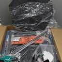 VIVOSUN Outdoor Tumbling Composter Dual Rotating Batch Compost Bin, 43 Gallon Orange Door