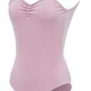 ROYAL SMEELA Women’s Camisole Dance Leotards with Adjustable Straps Ballet Costumes for Women Backless Ballet Dance Leotards L