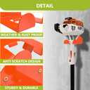 2 Pack Garage Organizer Trimmer Rack Heavy Duty Weed Eater Hanger Trimmer Hanger Garden Power Tool Hanger for Grass Trimmer, Hedge Trimmer, Garage Trimmer Garden Tools