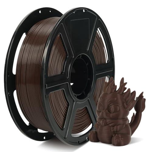 FLASHFORGE Rapid PLA Filament 1.75mm, High Flow Speedy 3D Printer Filament, Experience Exceptional Performance with 500mm/s High-Speed Printing, Neatly Wound & Top-Notch Filament (Chocolate Brown)