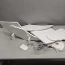 Yousoontic 3 Pcs Large Wooden Moon and Cloud Decorations White 36 Inches Moon Party Supplies 3D Boho Cloud Board Pre Cut Foam Board Decor for Engagement Wedding Birthday Party Backdrop Decor