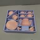 La Belle Vie Tea Set, Pink Porcelain Tea Set, 15-Piece, Perfect for Festivals, Birthday, Family, Housewarming, Events, Tea Lovers