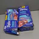 2 x Ziploc Gallon Food Storage Freezer Bags, Stay Open Design, Easy to Fill, 66 Count