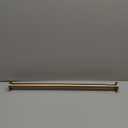 Ivilon Tension Curtain Rod - Spring Tension Rod for Windows or Shower, 24 to 36 Inch. Warm Gold