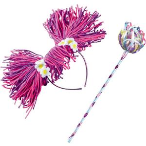 Abby Cadabby Headband & Wand (One Size, As Shown)
