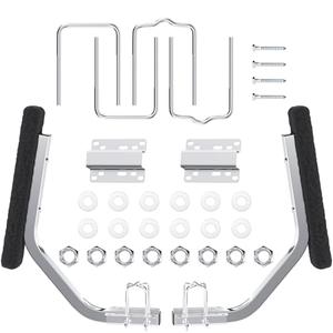 KUAFU Universal Boat Trailer Guide on 24"-36" Adjustable Design Trailer Pontoon Bunk Board Guide-ons Ideal for Bunk Style Pontoon Boat Trailer with Box, Channel or l-Beam Frames