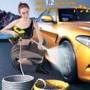 950PSI CordlessPowerWasher with Foam Cannon for Car, Lane, Patio Cleaning, Yellow
