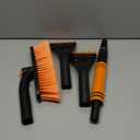 BFONS Ice Scrapers for Car Windshield, 2-in-1 Snow Scraper and Snow Brush for Car SUV Truck, Car Ice Windshield Scraper for Ice and Snow with 360 Pivoting Brush and Ergonomic Foam Grip Orange