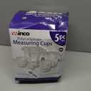 Winco 5-Piece Measuring Cup Set, Polycarbonate, Clear