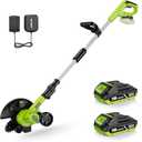 Cordless Lawn Edger, 20V Battery Powered Edger for Lawns Sidewalk, 9-Inch Steel Blade