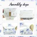 Something Blue Before I Do Bridal Shower Treat Boxes Something Blue Bridal Shower Decorations 12pcs Blues Bow Before I Do Gift Wrap Boxes for Bachelorette Engagement Wedding Party Favor Supplies