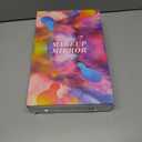 HUONUL Makeup Mirror, Vanity Mirror with Lights, 2X/3X/10X Magnification, Touch Control, Trifold, Dual Power Supply, Mothers Day, Birthday Gifts for Mom,Gifts for Women,Girls, Dorm Room Essentials (White)