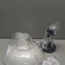 Zlepmlla Flush Mount Ceiling Light Fixture < Bulb NOT Included >, Black Metal Frame Ceiling Light Fixture with Seeded Glass, Farmhouse Light Fixture for Kitchen Island Entryway Porch Foyer