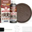 Boncart Water-Based Wood Stain, 8.45FL.OZ/250mL Stain for Wood, Suitable for Staining Indoor and Outdoor Wooden Items and Furniture, Non-Toxic, Multiple Finishes (Dark Oak)