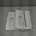 Owl Focus Mesh Laundry Bags for Delicates, Lingerie Wash Bags with Auto-Lock Zipper, 100% Polyester Fine Mesh, White Net, 2XL, 2L, 2S 2 Pack
