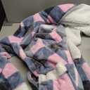 iniber Plush Robes for Women, Womens Robe Long, Fuzzy Fluffy Soft Warm Fleece Hooded Bathrobe