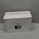 Ciaell 12 PCS Plastic Ribbed Wine Glasses - 10 OZ Plastic Square Wine Glasses with Stem - Disposable Champagne Cups for Parties & Weddings & Party (Clear)