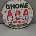 Merry Christmas Indoor Door Wall Hanging Decor,Gnome For The Holidays Hanging Plaque Sign For Xmas Front Door Indoor Porch Wall Decorations