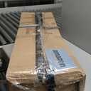 LazBlinds No Tools No Drill Cordless Bamboo Roman Shades, Light Filtering Window Treatment, Roll Up Bamboo Blinds for Windows 27'' W x 48'' H, Ceylon Light Russet