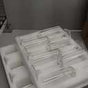 Set of 12 Square Champagne Glasses, 6 oz Capacity, Premium Crystal Clear Glass