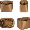 ZTUJO Picotin 18 Organizer Hermes, Picotin bag insert, Luxury Purse Organizer Insert Silky Smooth Fits picotin 18 Picotin (Brown)