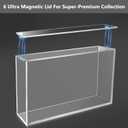 2PCS Clear Acrylic Case for 3 MTG Commander Decks, TCG Display Storage Box