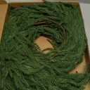 2Pcs 6FT Norfolk Pine Garlands Realistic, Real Touch Winter Xmas Garland, Christmas Decorations Indoor Outdoor, Artificial Holiday Decor Faux Greenery for Mantle, Fireplace, Table