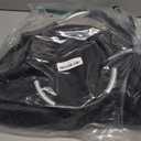 DOKEHOM 90L Large Laundry Basket, Collapsible Laundry Bag, Freestanding Tall Clothes Hamper, Foldable Washing Bin (Black)