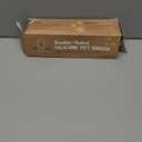 TAKAVU Short Hair Dog & Cat Deshedding Brush - Double Sided Grooming Tool with Silicone Massage & Bristle Sides - Removes Loose Fur & Dirt - Wood Handle