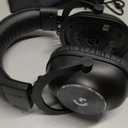 Logitech G PRO X Wireless Lightspeed Gaming Headset Gen 1: Blue VO!CE Mic Filter Tech, 50 mm PRO-G Drivers, and DTS Headphone:X 2.0 Surround Sound - Black