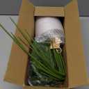 Der Rose 28" Fake Plants Large Artificial Monstera Faux Potted Plants Indoor Tall for Outdoor Living Room House Floor Front Porch Tree Decor (White)