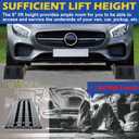 MaxxHaul 50515 6.25" Lift Car Ramps, 2-Pack 13,000lb GVW, Deep Grooved Surface for Stable Tire Placement, Heavy-Duty, Black